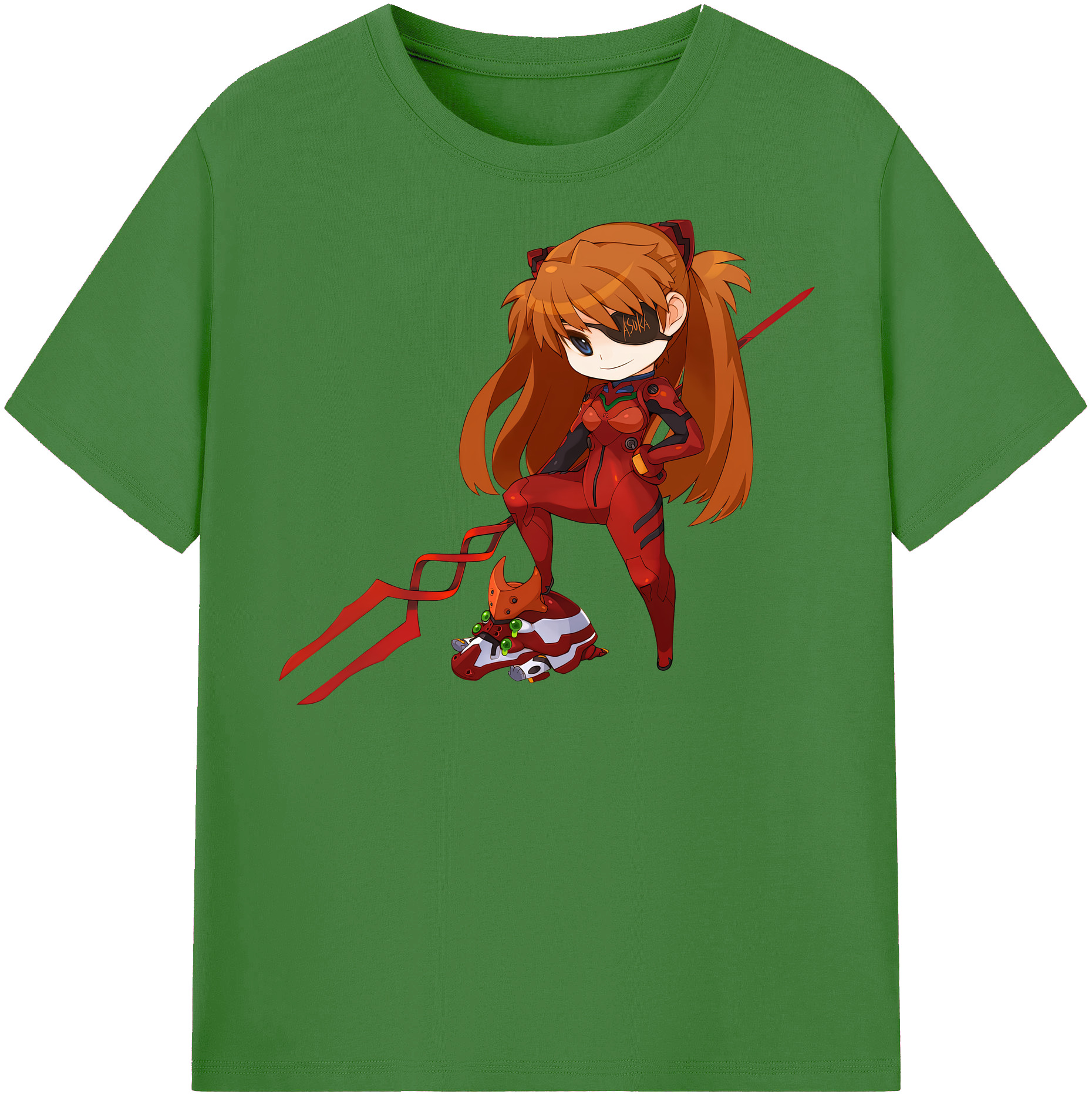 （画像用） EVA 新世紀エヴァンゲリオン レディースカジュアルプリントTシャツ（綿100％）